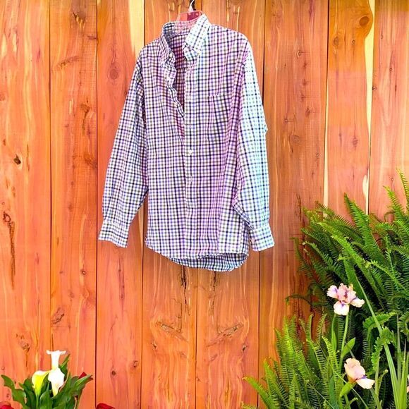 Mens size Medium long sleeve button up shirt from Jos. A. Bank - Picture 3 of 7